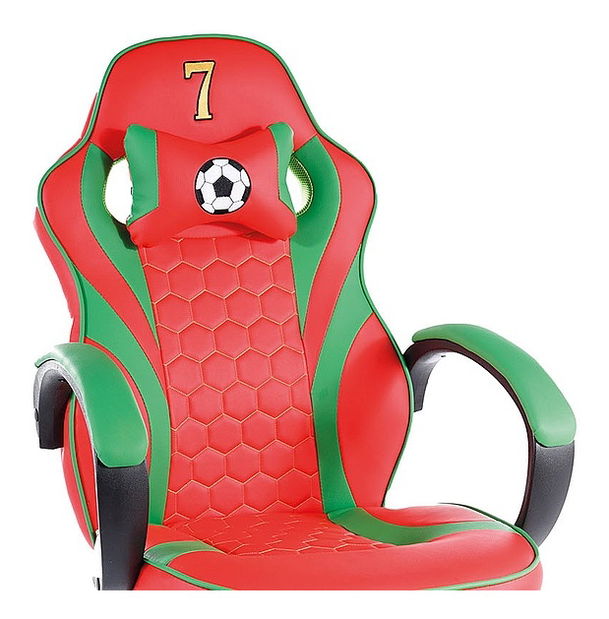 Irodai fotel Obery (piros + fekete)