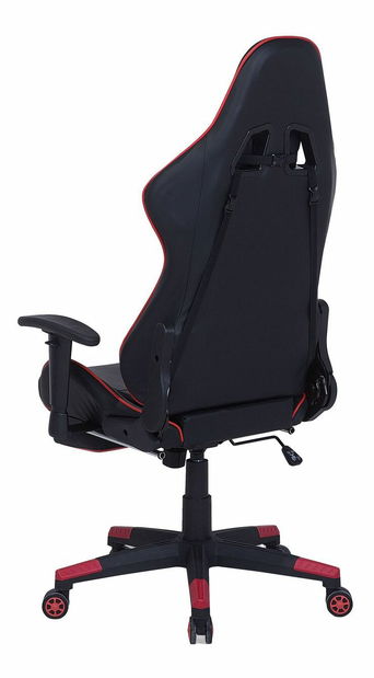 Scaun de birou Vittore (negru + roșu)