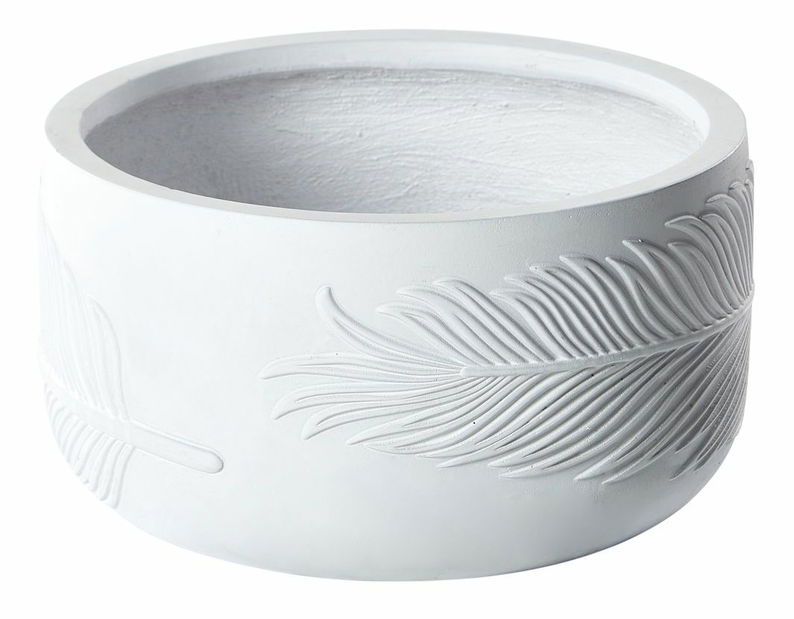 Kvetináč 23 cm Fiero (biela)