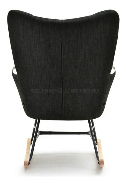 Fotelja Sibyla (patchwork + crna bukva)