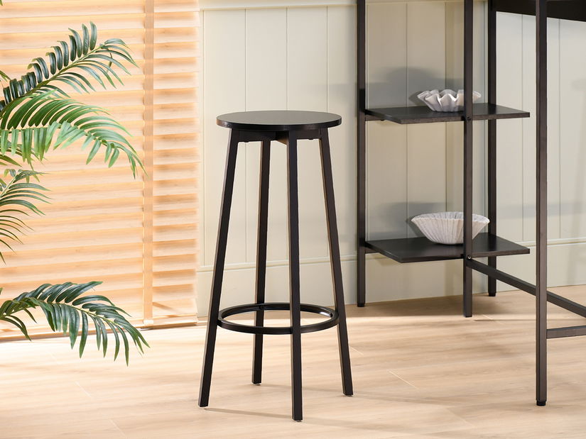 Barová stolička Boredom (čierna)