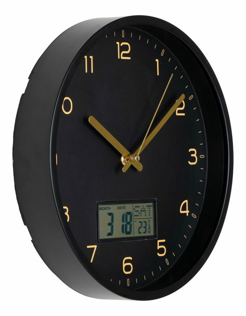 Ceas de perete Alanora (negru)