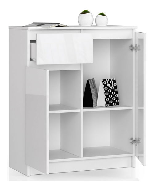 Komoda Kaveri (biely lesk)