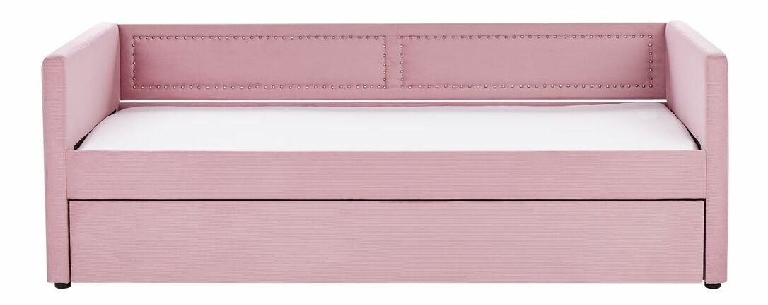 Krevet na razvlačenje 90x200 cm Mai (ružičasta)