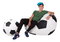 Fotoliu puf Futbal XXXL+L (ES 01 + ES 22)
