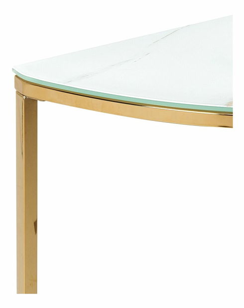 Konzolový stolík Oriet (biela)