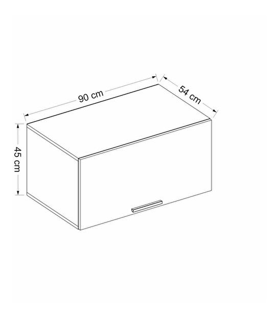 Dulap suspendat Bubose 4 (antracit) 