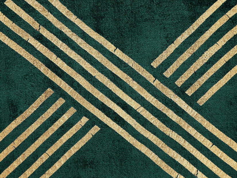 Covor 80x150 cm VESKE (stofă) (verde)