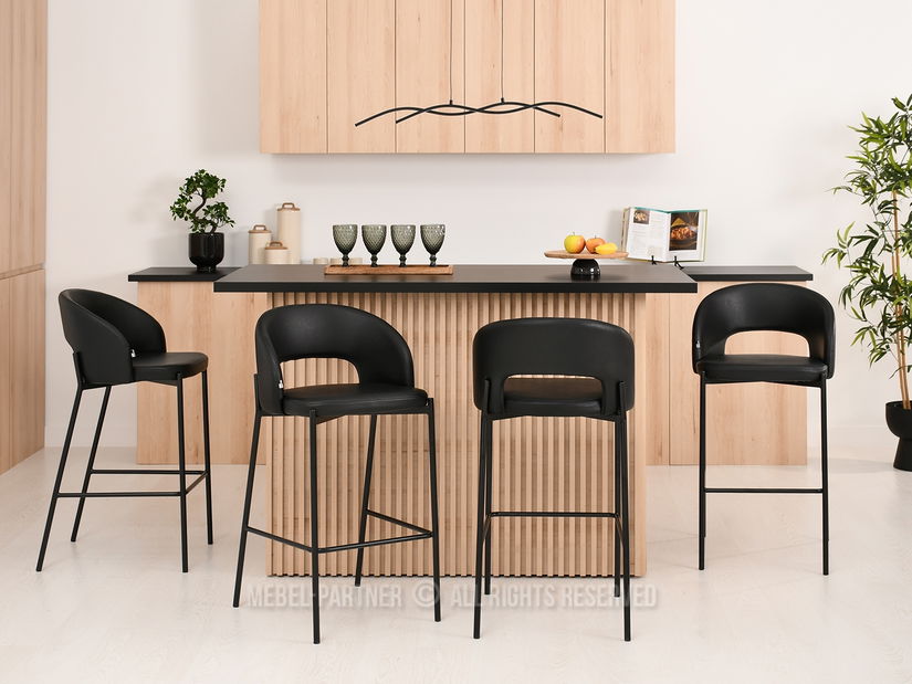 Scaun Gustav (negru)