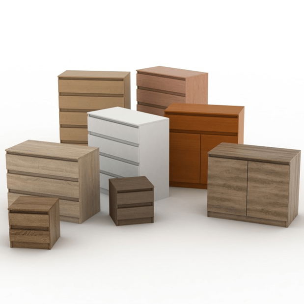 Komoda Hannah New 04 (biela)