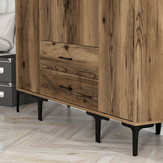 Ruhásszekrény Kiara STS (dió)