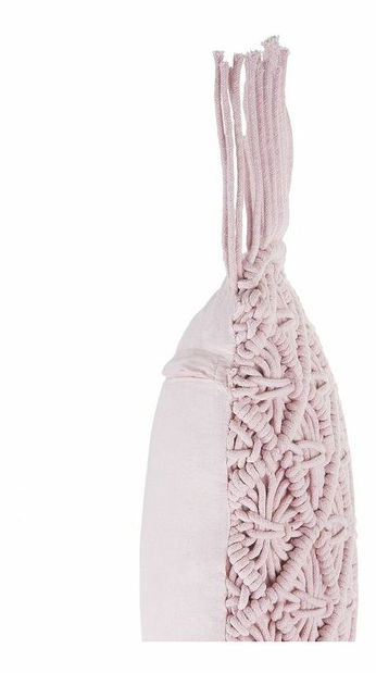 Sada 2 ozdobných vankúšov 40 x 40 cm Yanza (ružová)