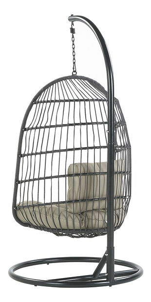 Fotoliu suspendat Arild (negru)