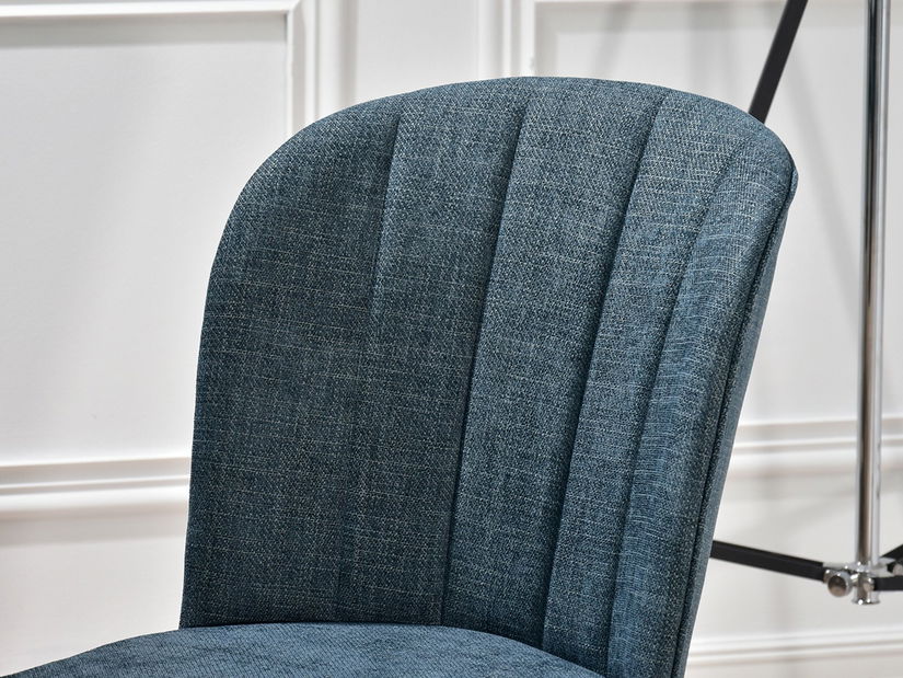 Jedálenská stolička Obrar (sivá + zlatá)