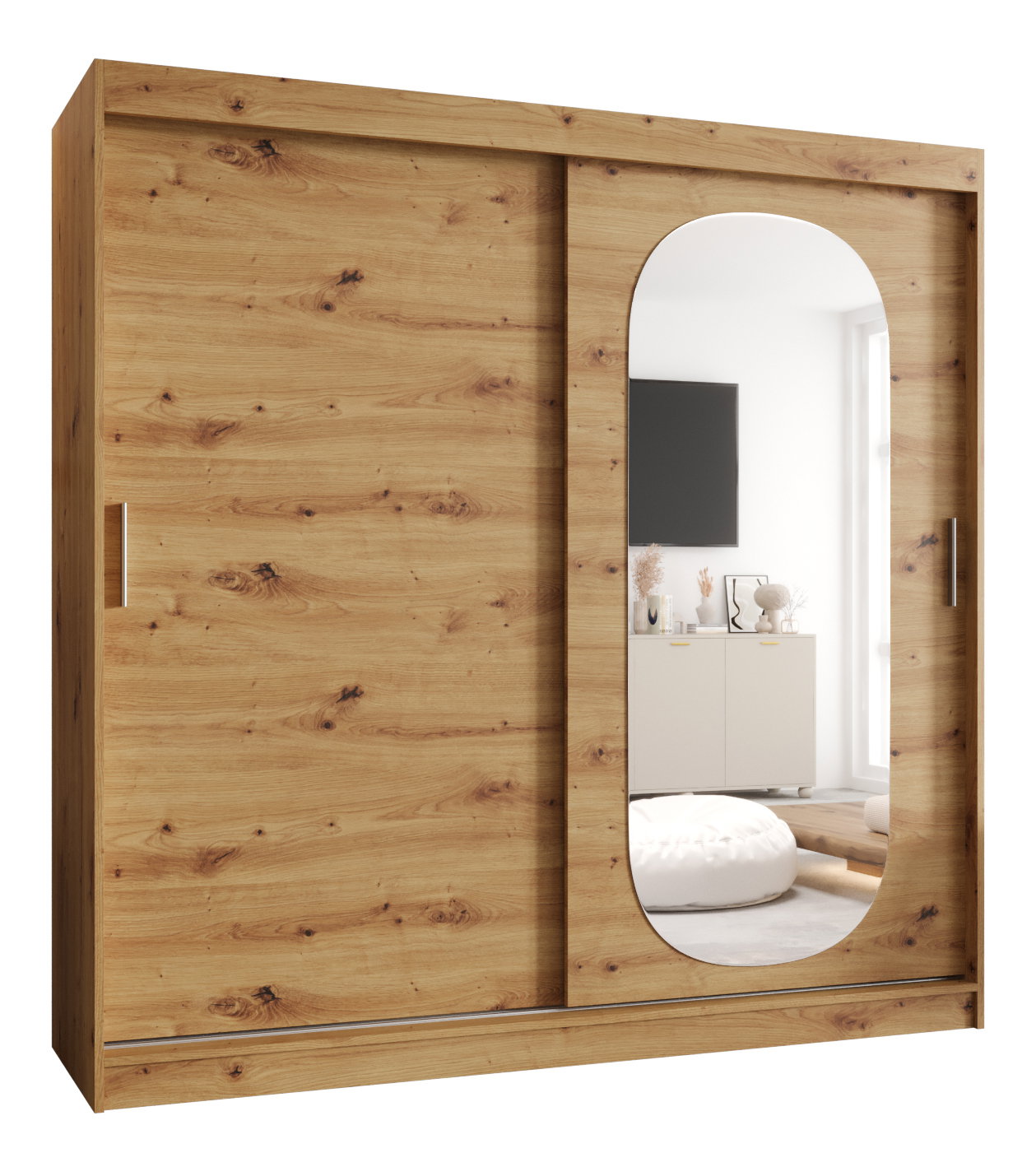 Ruhásszekrény 200 cm Ronny (artisan tölgy)