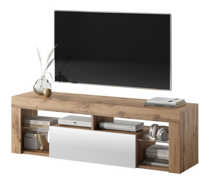 TV skrinka/stolík Bionca (dub lancelot + biela)