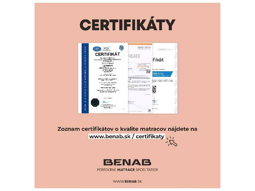 Penový matrac Benab Hekaté Premium S2 220x180 cm (T3)