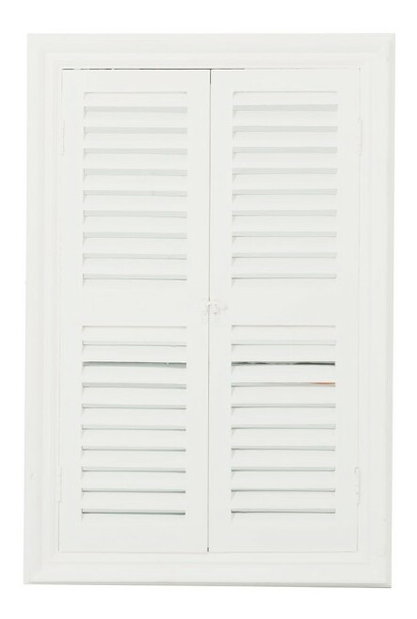 Zrkadlo Jolipa Na stenu (60x5x90cm) (Biela)