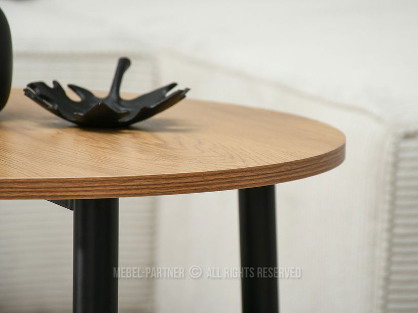 Konferenčný stolík Randolf S (dub + čierna)