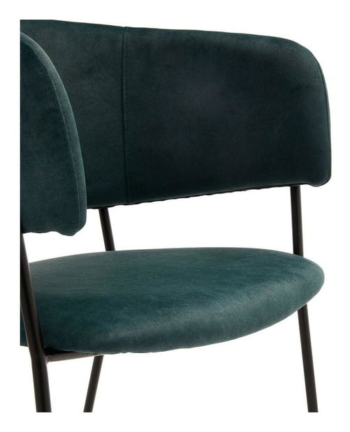 Jedálenská stolička Proof (zelená tmavšia + čierna)