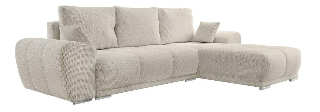 Rohová sedacia súprava Kermit (krémová)