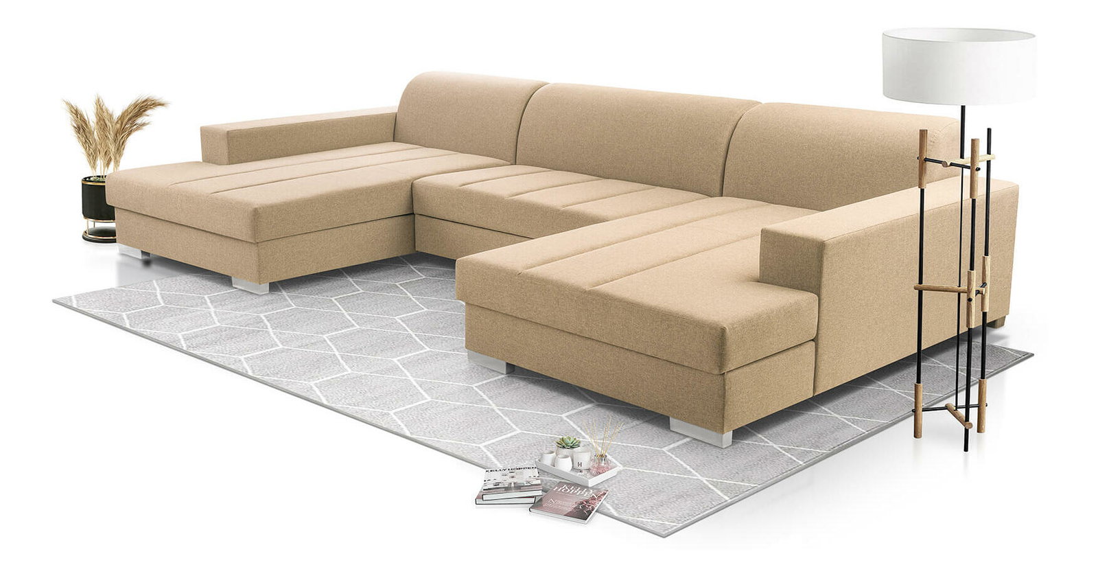 Colțar în formă de U Matar U (Bej)