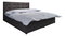 Franciaágy Boxspring 140 cm Fade 1 (fekete) (matraccal és tárolóhellyel)