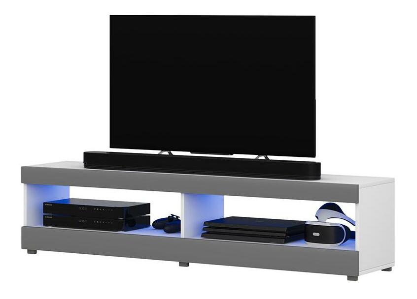 Tv szekrény/asztal Violett 100 (világítással) (fehér)