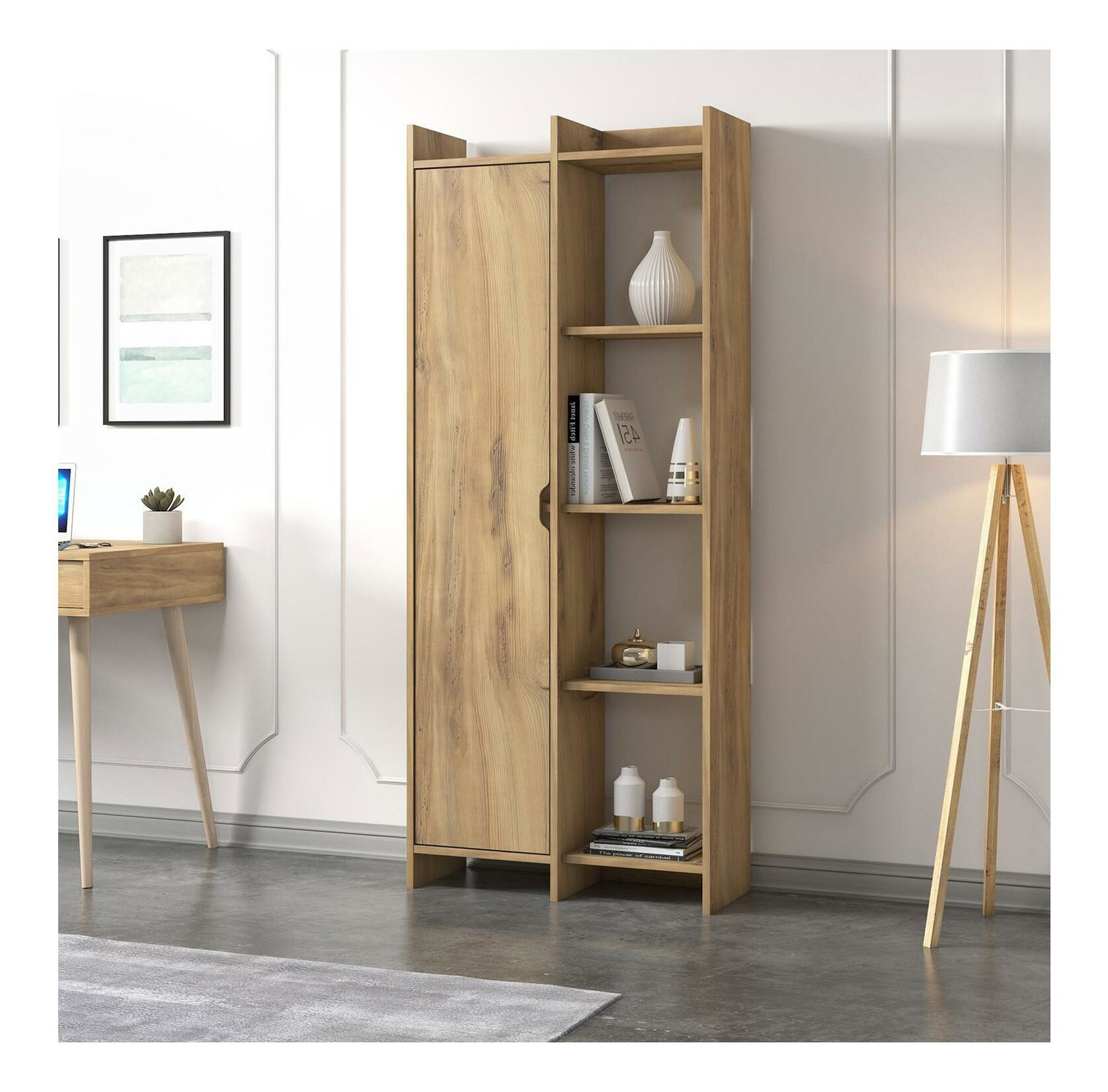 Polcos szekrény Ofende (tölgy)