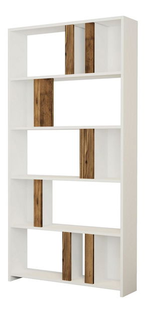 Raft Limba (Alb + lemn de nuc)