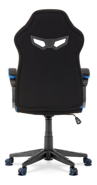 Kancelárske/herné kreslo Ynais-Y340-BLUE (modrá + čierna + strieborná)