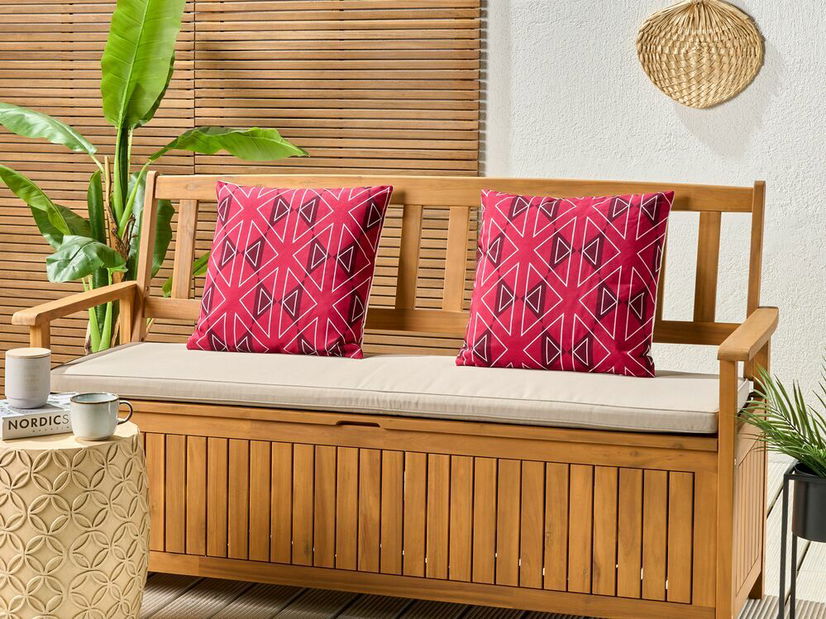 Set 2 buc perne decorative ⌀ 40 cm Mezza (roz)