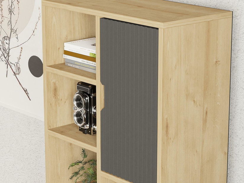 Regal Masiso (zafirov hrast + antracit)