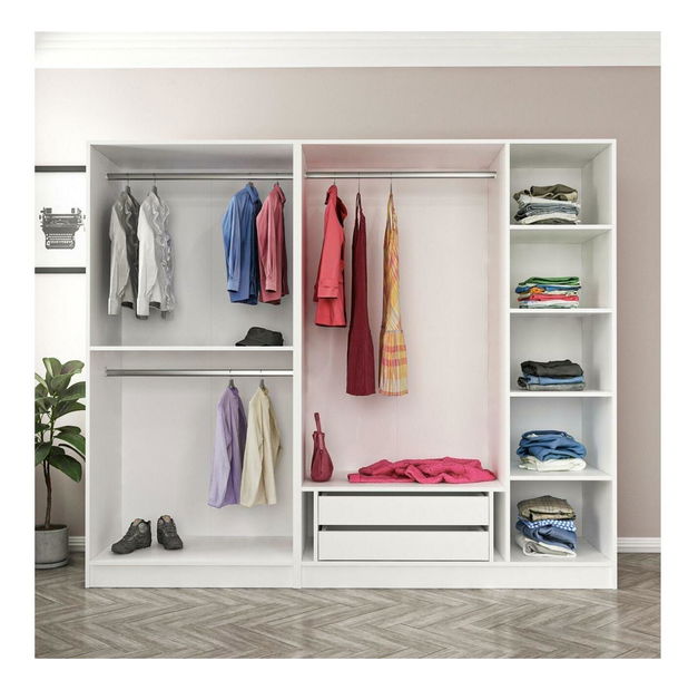 Dulap de haine Kalia 3805 (Alb)