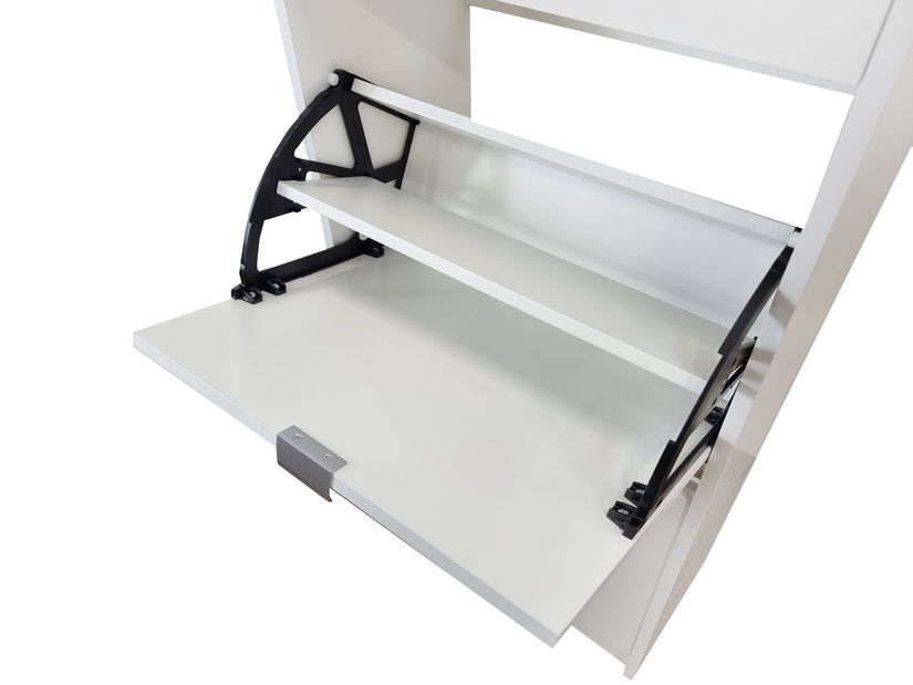 Botník/skrinka na topánky Marnie 2K (biela)