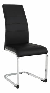 Scaun de sufragerie Valentina (negru)