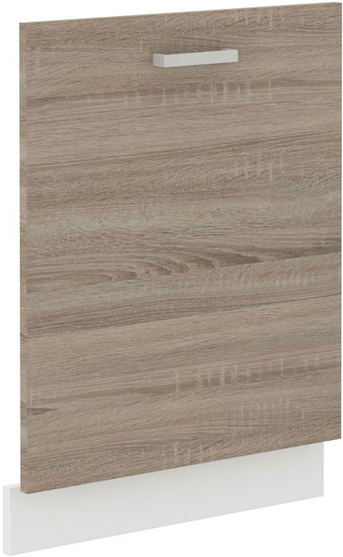 Dvierka na umývačku riadu Domton ZM 713x596 (korpus: biela + front: dub sonoma truflový)