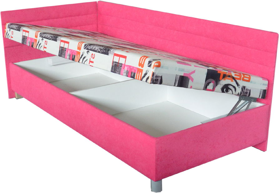 Váľanda 110 cm BRW Elize (ružová) (L)