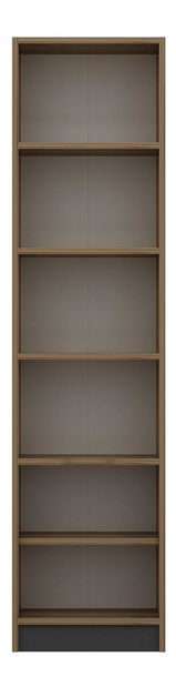 Regál Simabu 1 (orech + antracit) 