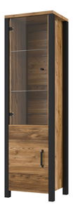 Vitrina Oralee Typ 05 (smreka + crna mat)