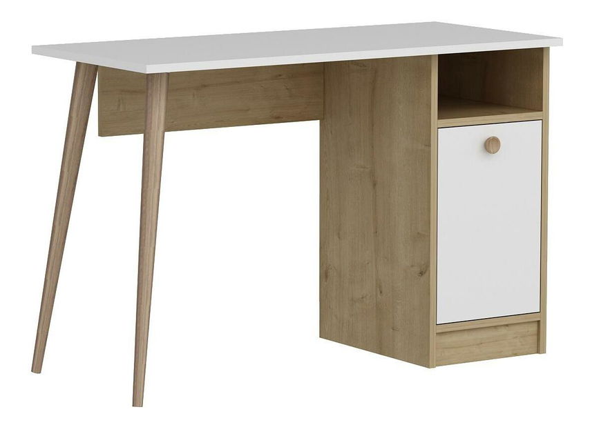 PC stolík Muduti (biela + dub zafírový) 