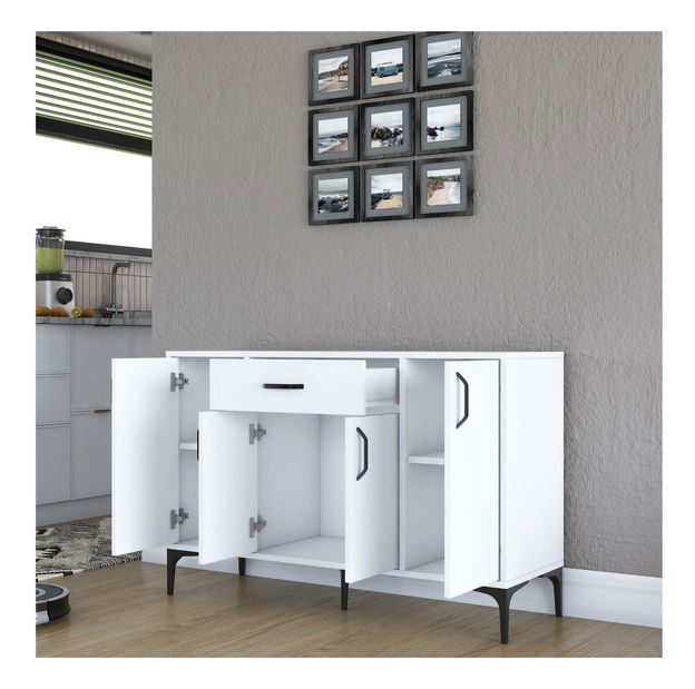 Komód Jenaretta 136B (fehér)