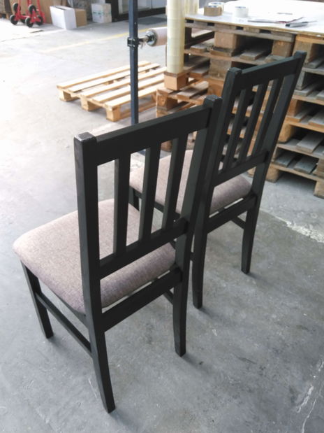 Scaun de sufragerie – Dalam IV (negru + bej) *resigilat