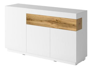 Komoda Stacey Typ 43 (hrast + bijeli visoki sjaj)