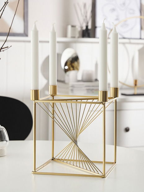 Svijećnjak MINRO (zlatna)