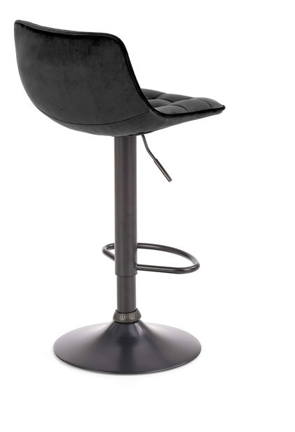 Scaun tip bar Hertha (negru)