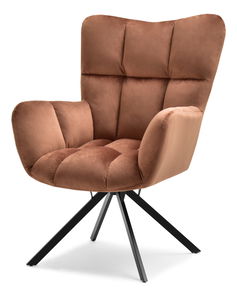 Fotoliu Kikino X (cupru + negru)