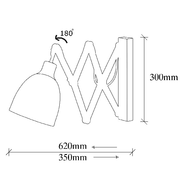 Iluminat de perete Sila 725