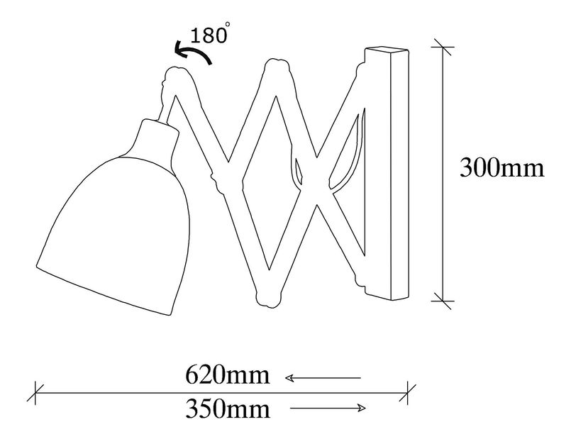 Nástenné svietidlo Sila 725