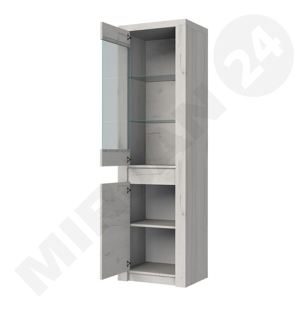 Vitrina Nadenas N4-L (tamni jasen)